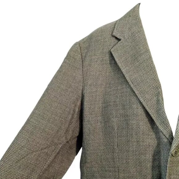 The Territory Ahead Blazer Mens 48R Green Sport Coat Jacket Wool 3 Button - Picture 4 of 8